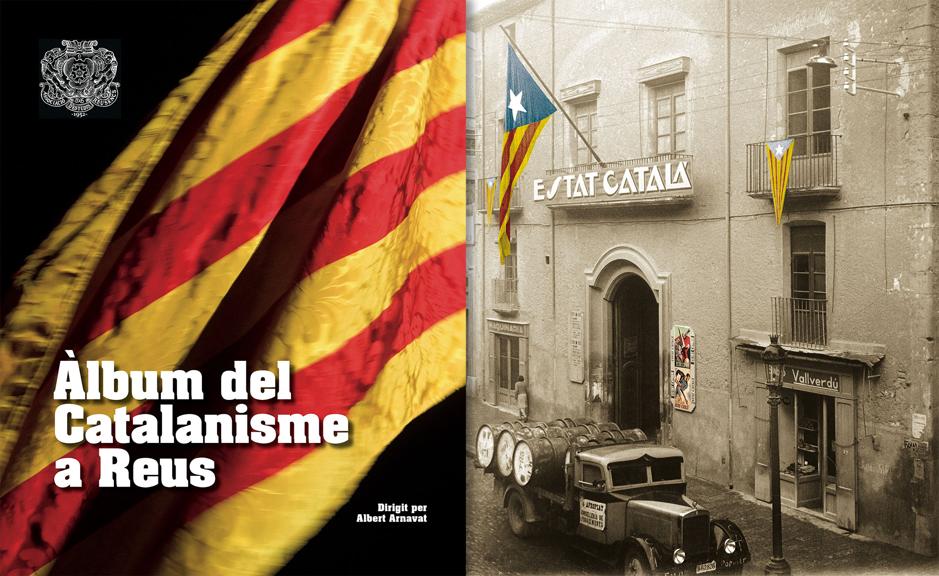 Imatge coberta de l'Àlbum del Catalanisme a Reus. Del republicanisme federal a l'independentisme. - Albert Arnavat (dir), Xavier Millan i Guillem Puig